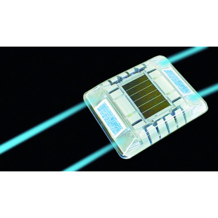 キャットアイ ルミナスアイ・マイティ ソーラー式常灯 両面 青(Tcode:4953266)