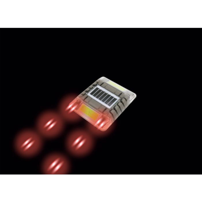 キャットアイ ルミナスアイ・マイティC 長寿命型ソーラー式点滅 片面 赤(Tcode:2503682)