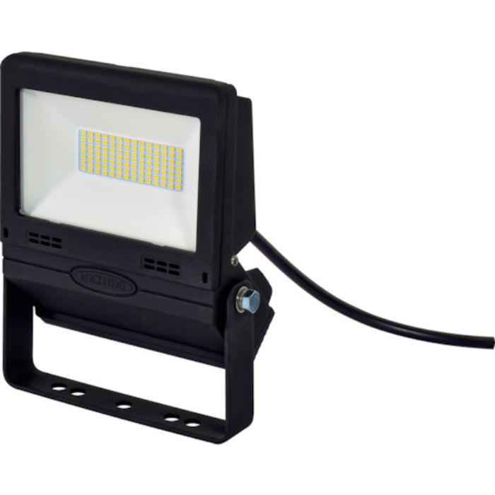 NICHIDO LED投光器 常設用フラットライト30W 黒(Tcode:3329501)