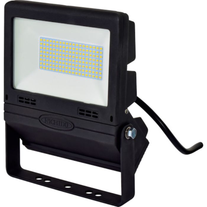 NICHIDO LED投光器 常設用フラットライト50W 黒(Tcode:3245486)