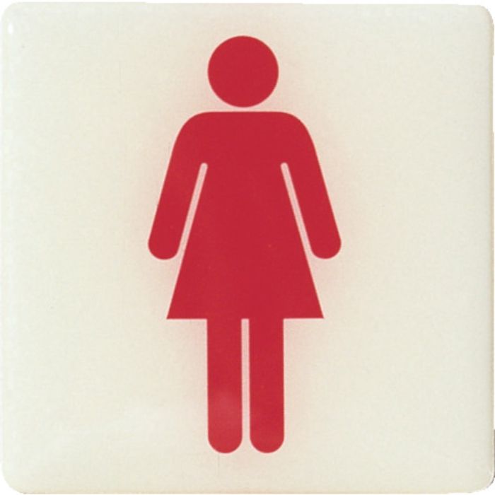 光 ルミノーバ蓄光サイン女マーク(Tcode:19496)