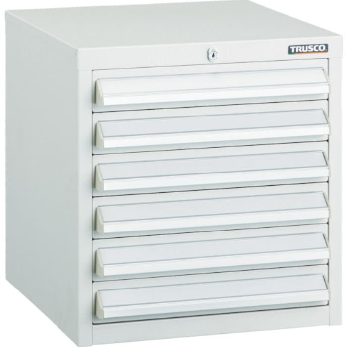 TRUSCO LVR型キャビネット 392X412XH420 引出6段 W(Tcode:4652266)