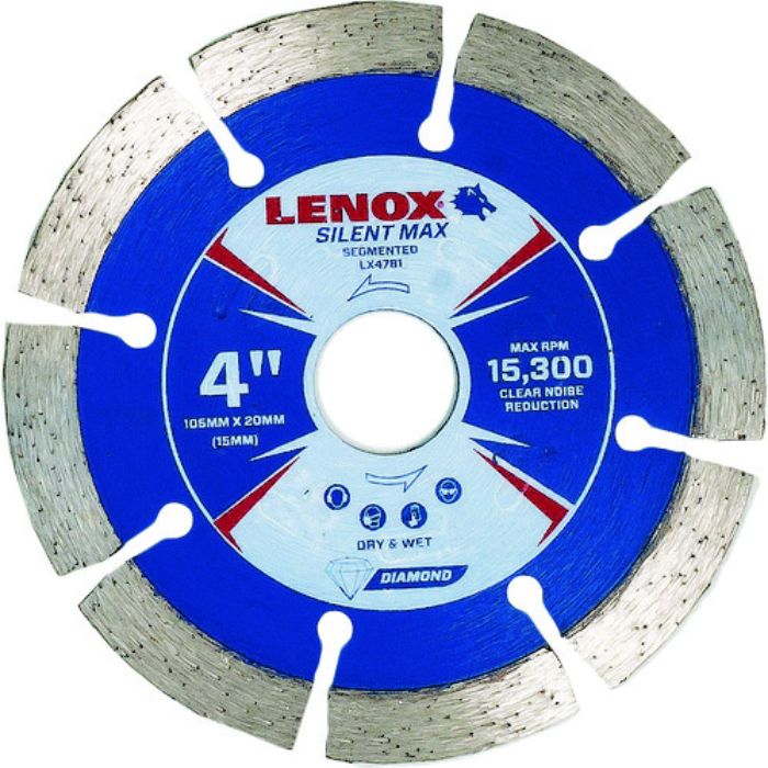 LENOX サイレントマックス セグメント105 静音ダイヤモンドホイール(Tcode:2498331)