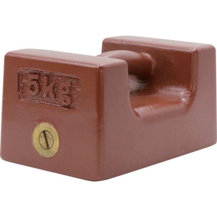 TRUSCO M1級 鋳鉄製枕型分銅 5kg(Tcode:2073023)