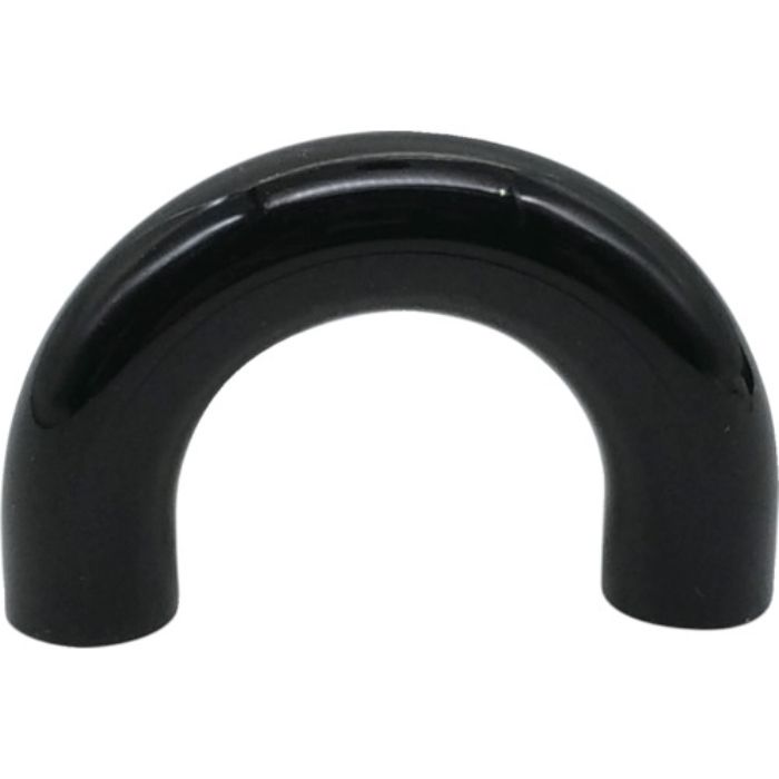 TRUSCO 丸棒取手 PS樹脂 黒 全長45mm 全高28mm ピッチ35mm 下穴深さ15 (B1トラスタッピンねじ4×30 2本付)(Tcode:3856104)