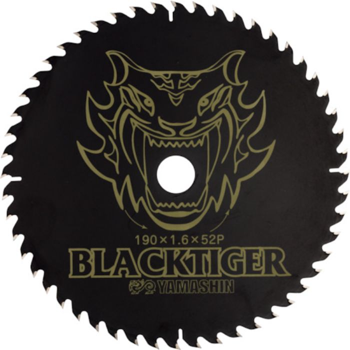 YAMASIN 木工用チップソー ブラックタイガー 190X52P(Tcode:3366394)