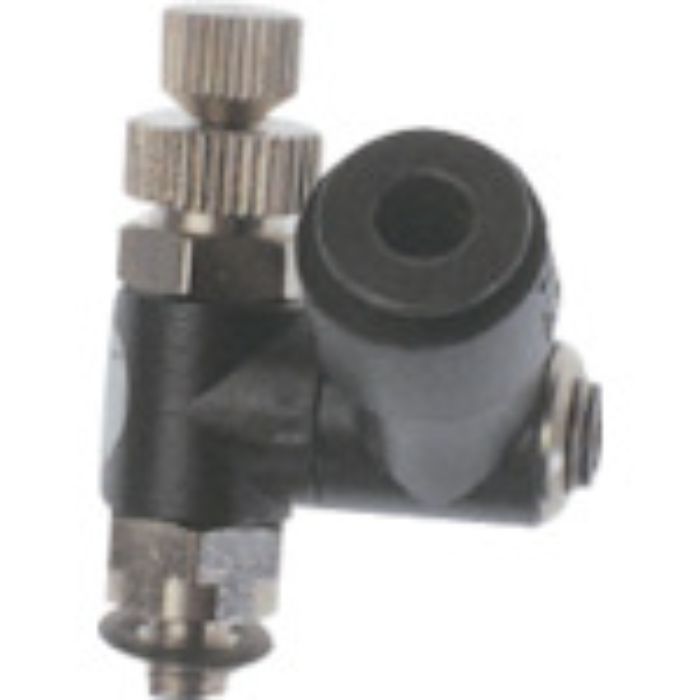 チヨダ ミニスピードコントローラβメーターアウト 6mm・M5×0.8(Tcode:8082382)