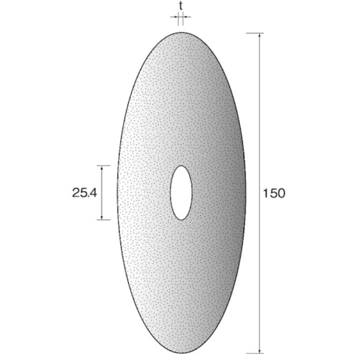 ミニモ 砥石ブレード A/WA φ150 (10枚入)(Tcode:8523682)