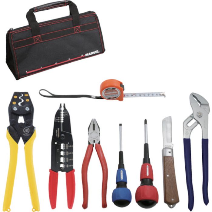 マーベル 電気工事士技能試験工具セット VA線ストリッパー付き(Tcode:2362057)