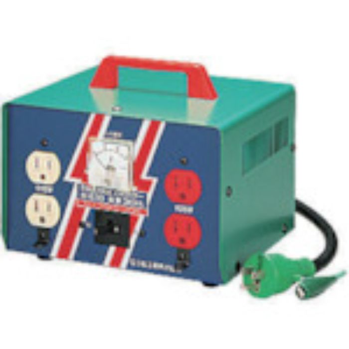 NICHIDO 昇圧専用トランス 標準型(連続定格) 3KVA 3芯タイプ アース付(Tcode:7306725)