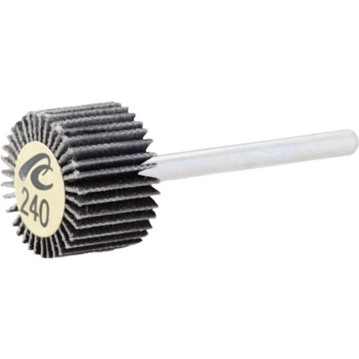 AC マイクロフラップ 軸径3mm #240 外径10×幅10×軸長30(Tcode:3065901)