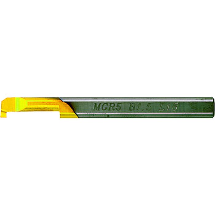 NOGA 超硬ソリッドバー タイニーツール・溝入れ シャンク径5mm 溝幅1.5mm(Tcode:3534219)