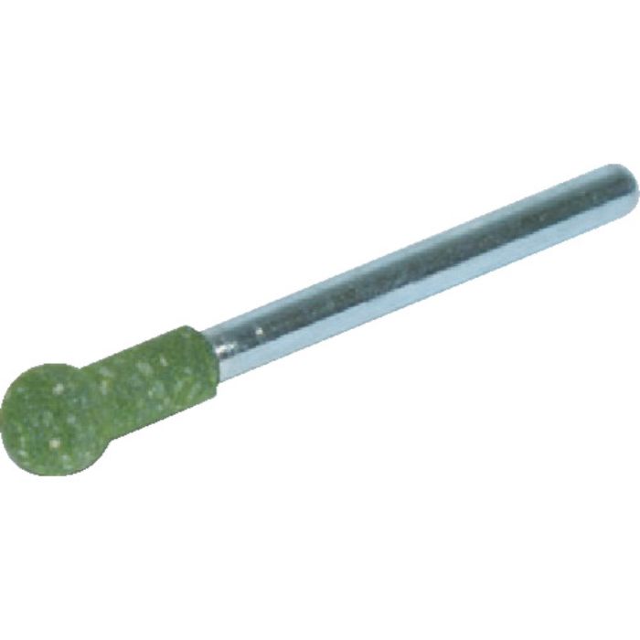 TRUSCO ゴム軸付砥石 球型 Φ4X軸3 120# 10本入(Tcode:8185124)