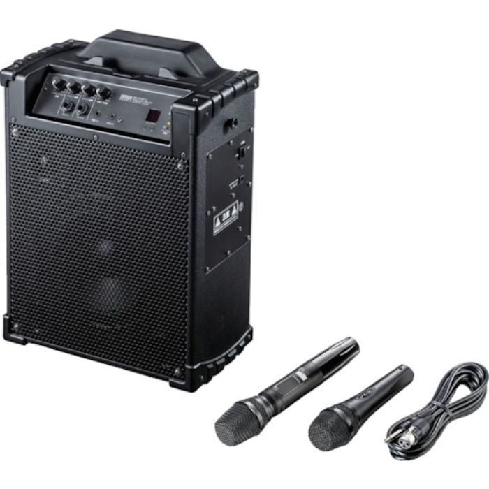 SANWA ワイヤレスマイク付き拡声器スピーカー(Tcode:2464452)