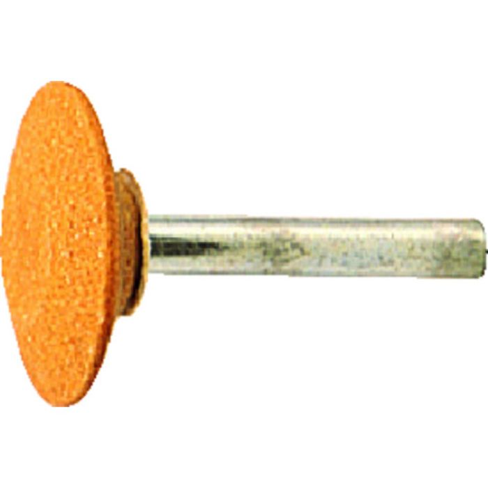 TRUSCO 軸付砥石WA ソロバン型 Φ32X幅8X軸6 #60 5本入(Tcode:1266730)