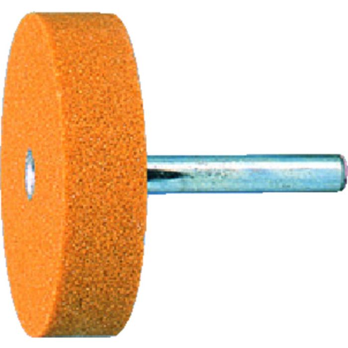 TRUSCO 軸付砥石WA 平型 Φ32X幅10X軸6 #60 5本入(Tcode:1266748)