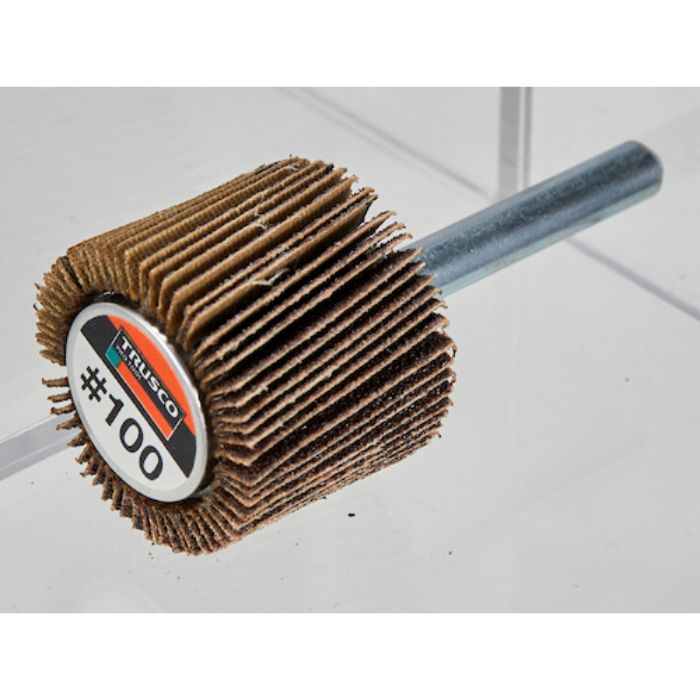 TRUSCO ミラクルフラップホイール 外径30X厚25X軸6 5個入 #150 150#