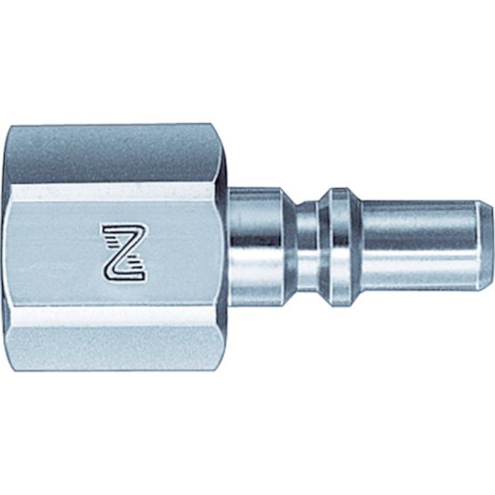 日東 スモールカプラプラグ 相手側取付サイズR1/8(66324)(Tcode:3976131)