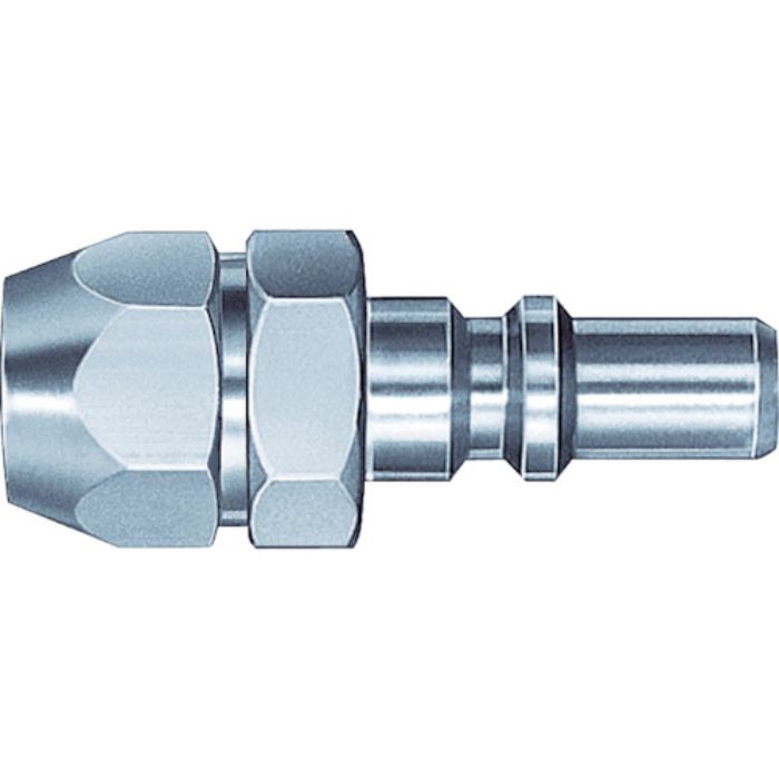 日東 スモールカプラプラグ 相手側取付サイズポリアミドホースΦ4×Φ6(66225)(Tcode:3976190)