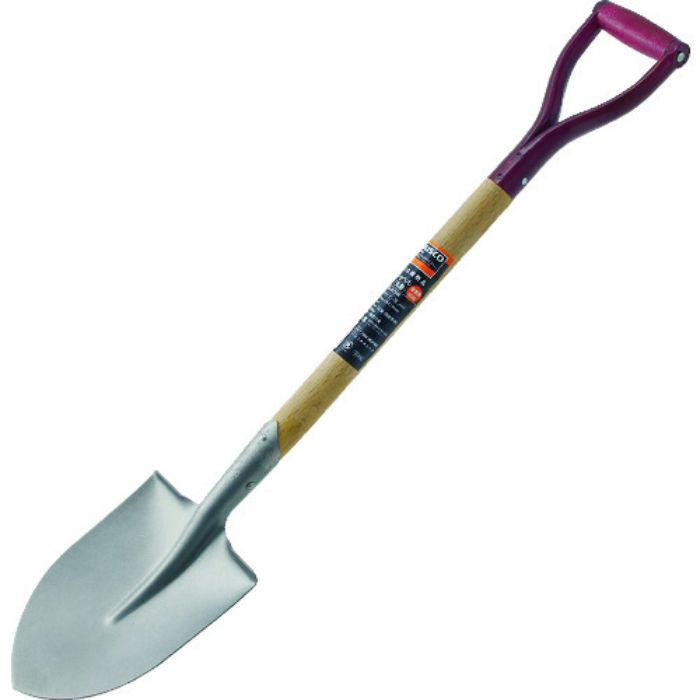 TRUSCO 木柄ミニショベル 丸形 全長815mm(Tcode:3272729)