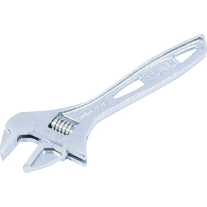 TONE ハイパーウォームモンキレンチ(目盛付) 全長150mm(Tcode:2179242)