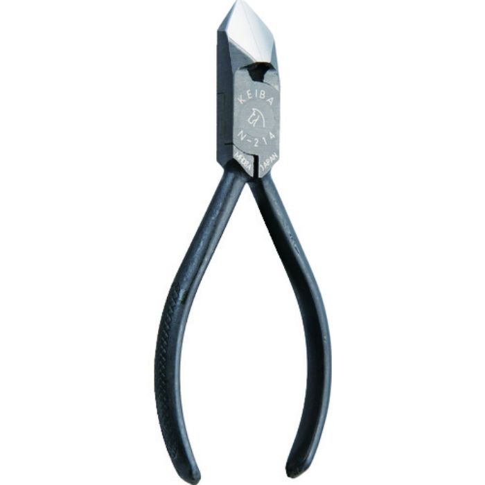 KEIBA 斜ニッパ 斜めニッパー(ローレットハンドル) PAT. 100(Tcode:7608411)