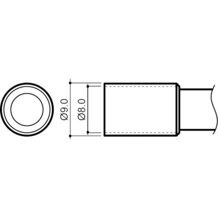 白光 ノズル 8mm(Tcode:8248370)