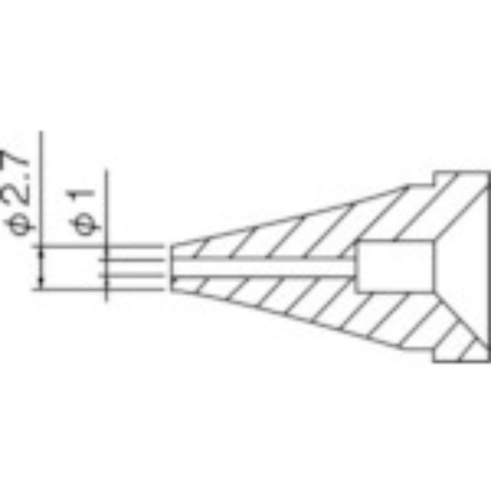 白光 ノズル/1.0mm(Tcode:8185440)
