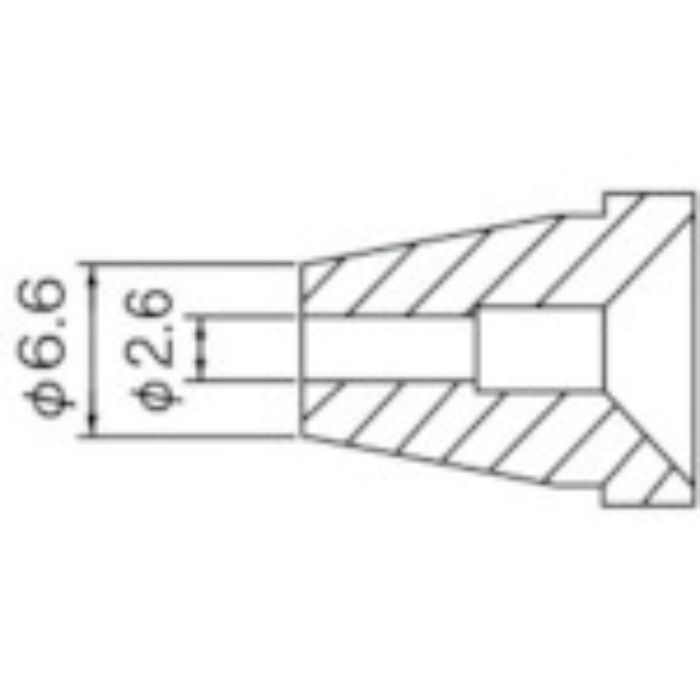 白光 ノズル/2.6mm(Tcode:8185444)