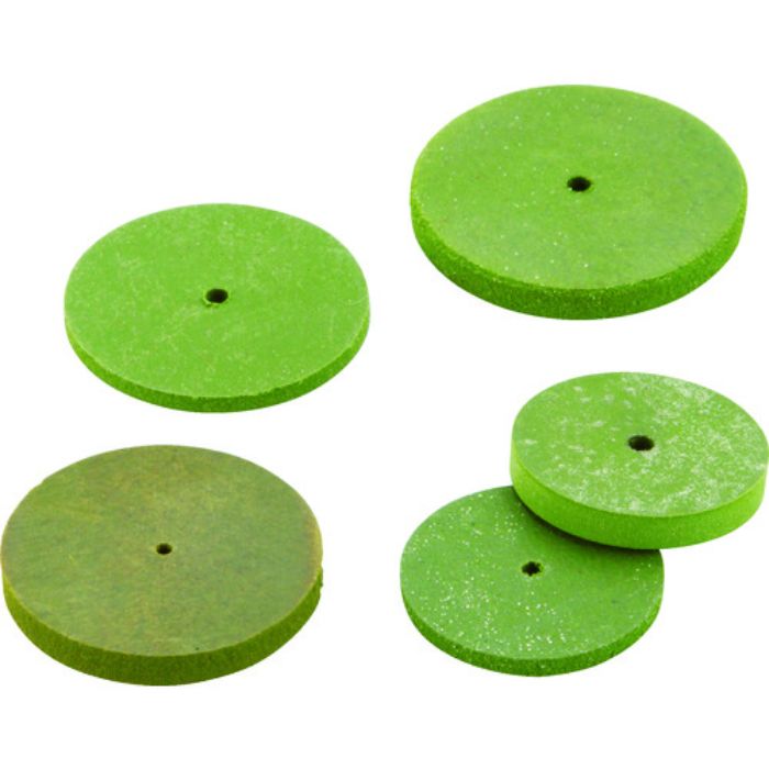 ミニモ 研磨ゴム砥石ホイール WA ソフト #120 φ18X1.5 10個入(Tcode:4997506)