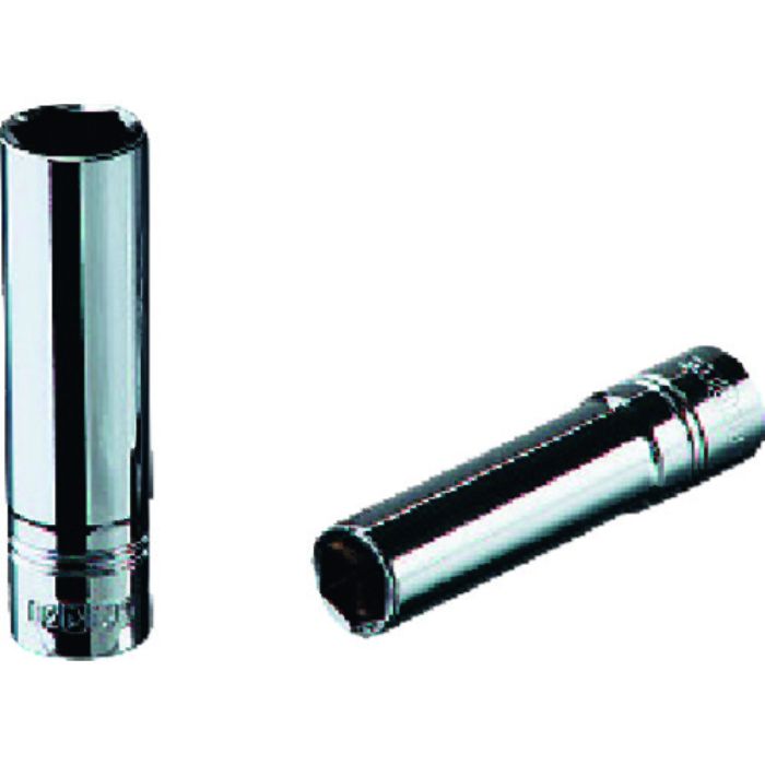 nepros 6.3sq.ディープソケット(六角) 対辺寸法1/2インチ 全長50mm(Tcode:2539616)
