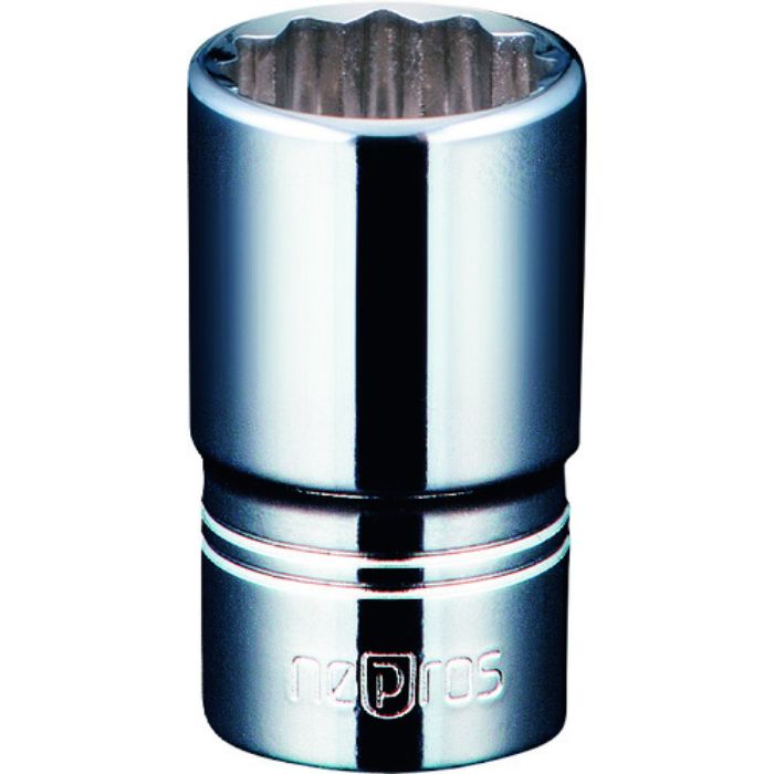 nepros 6.3sq.セミディープソケット(十二角) 対辺寸法5.5mm 全長30mm(Tcode:1028584)