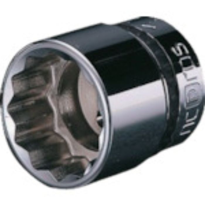 nepros 9.5sq.ソケット(十二角) 対辺寸法15mm 差込角9.5mm(Tcode:8070278)