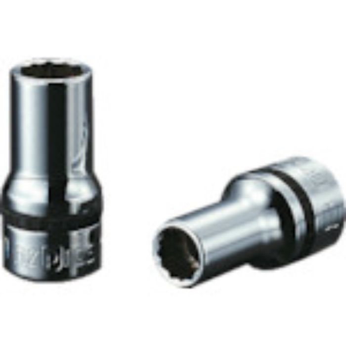 nepros 9.5sq.セミディープソケット(十二角) 対辺寸法18mm 差込角9.5mm 全長40mm(Tcode:8070930)