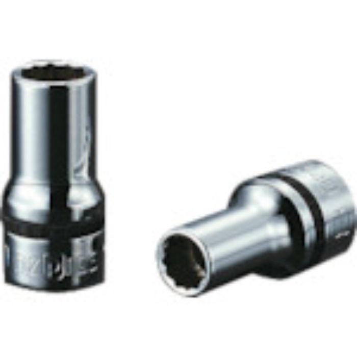 nepros 9.5sq.セミディープソケット(十二角) 対辺寸法19mm 差込角9.5mm 全長40mm(Tcode:8070931)
