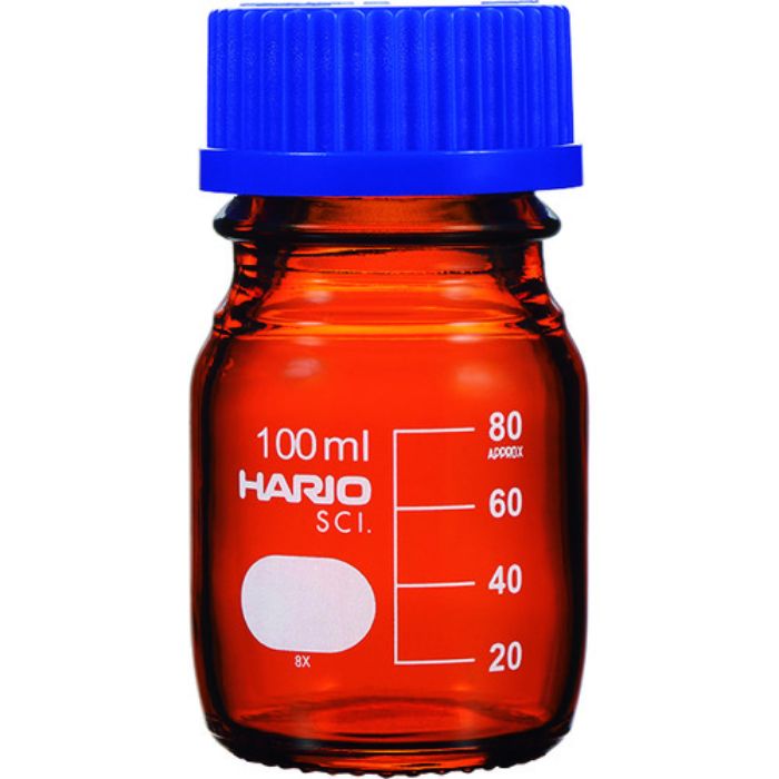HARIO ボトル 耐熱ねじ口瓶(茶) 100ml(Tcode:2065656)