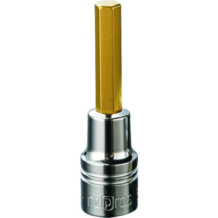 nepros 6.3sq.ヘキサゴンビットソケット 対辺寸法2.5mm 全長38.7mm(Tcode:1146026)