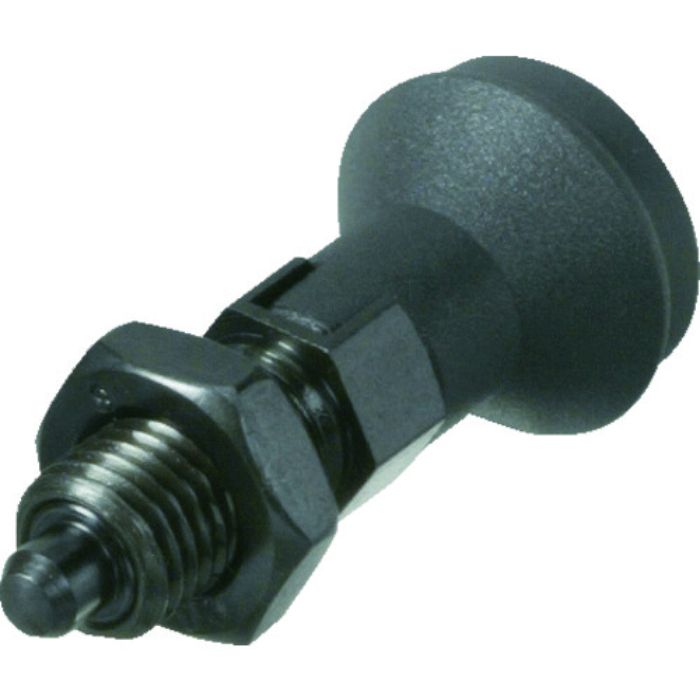 kipp インデックスプランジャー(ノーズロック型・ダブルナット)M10(Tcode:1060503)