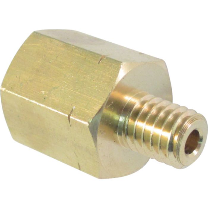 ASOH 黄銅製 変換内外ソケット 外M6(P1.0)×内PT1/8(Tcode:7956771)