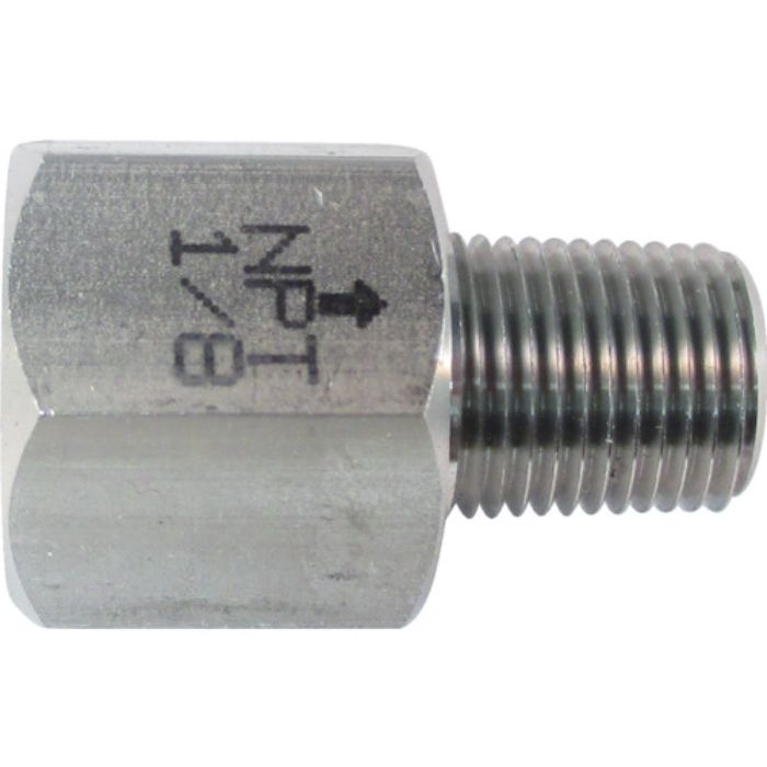 ASOH ステンレス製 変換内外ソケット 外NPT1/8×内PT1/8(Tcode:7956843)