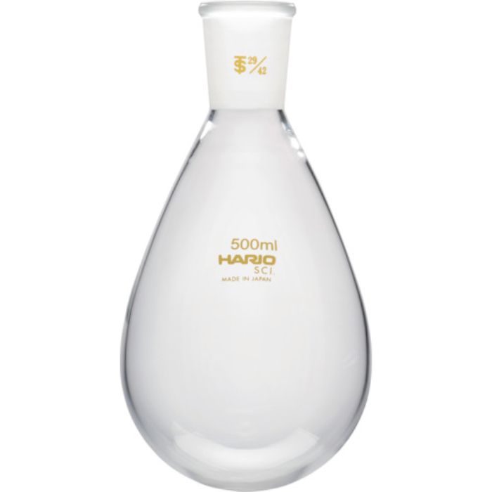 HARIO 共通摺合せなすフラスコ 500ml TS29/42(Tcode:3628317)