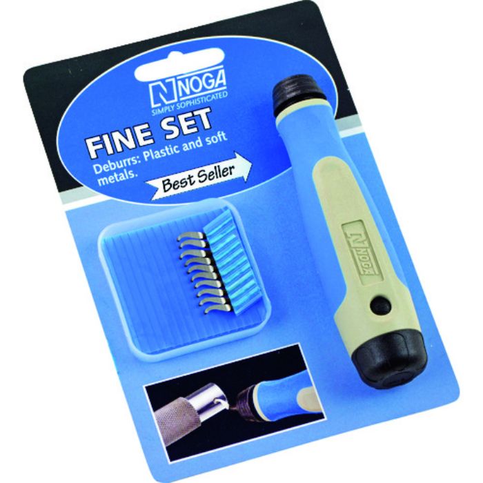 NOGA バリ取り工具 ノガバー精密Nセット(N150ブレード10本付)(Tcode:2070365)