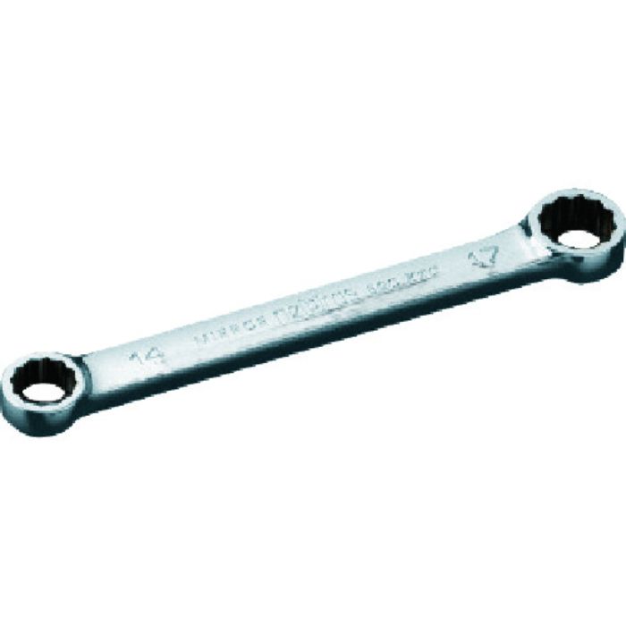 nepros ストレートショート両口めがねレンチ 対辺寸法7×8mm 全長95mm(Tcode:8070475)