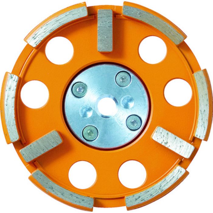 ナニワ 研削達人 三文字カップ 外R型 ショックレスフランジ付(Tcode:7886926)