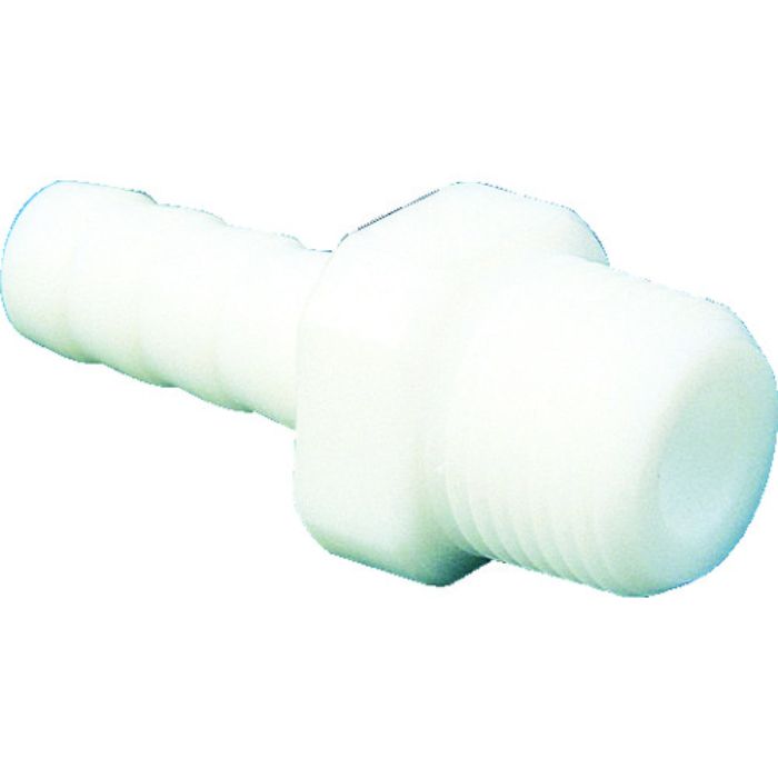 フロンケミカル PTFE ハーフオスチューブジョイント 竹の子外径6φ×R1/4(Tcode:7346867)