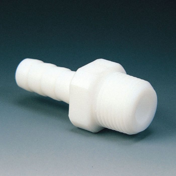 フロンケミカル PTFE ハーフオスチューブジョイント竹の子外径12φ×R3/8(Tcode:7346891)