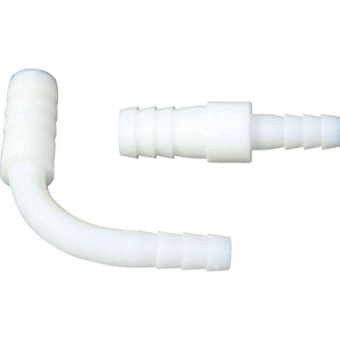 フロンケミカル フッ素樹脂 PTFEチューブコネクターI型 6φ×8φ(Tcode:7347057)