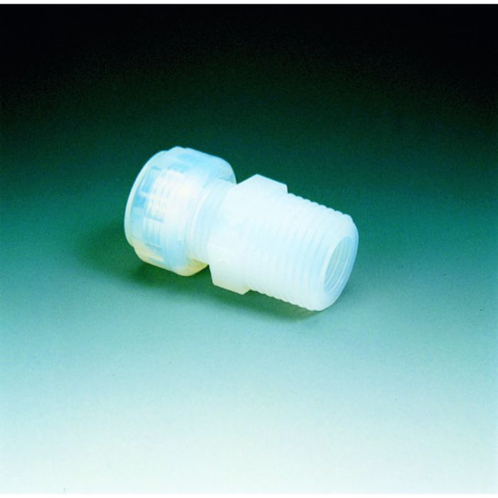 フロンケミカル PFAメイル・コネクター(Fロックシール)SFH-6-R1/8(Tcode:3916308)