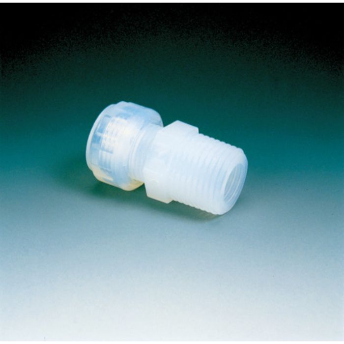 フロンケミカル PFAメイル・コネクター(Fロックシール)SFH-10-R1/4(Tcode:3916367)