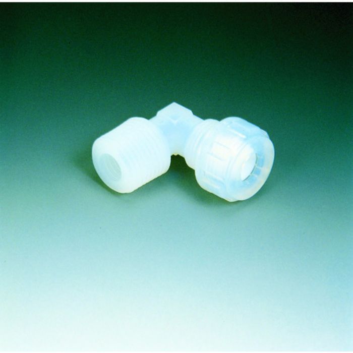 フロンケミカル PFAメイル・エルボー(Fロックシール) LFH-6-R1/8(Tcode:3916430)